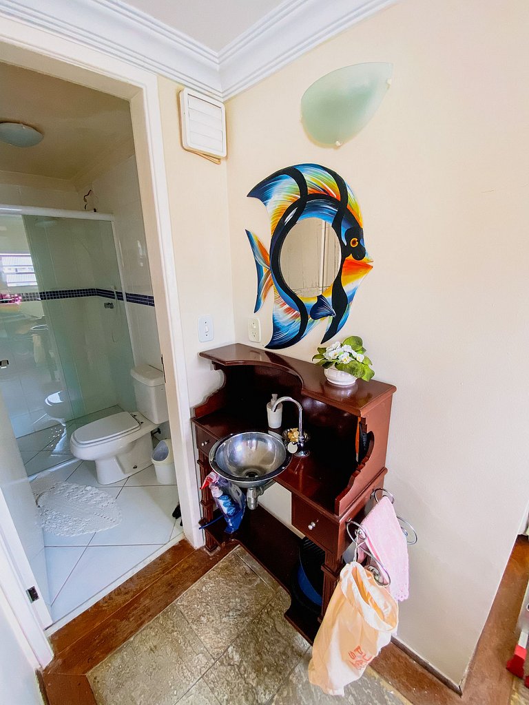 Duplex 500 metros da Praia - Guarujá