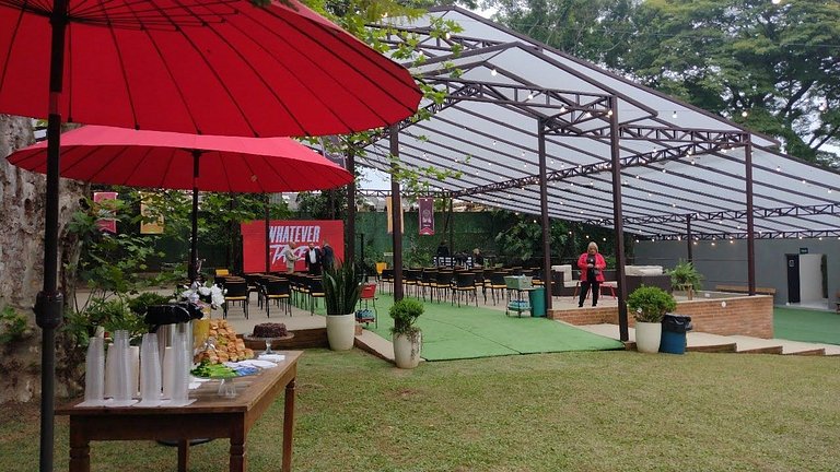 Espaço para eventos - 20 min de SP