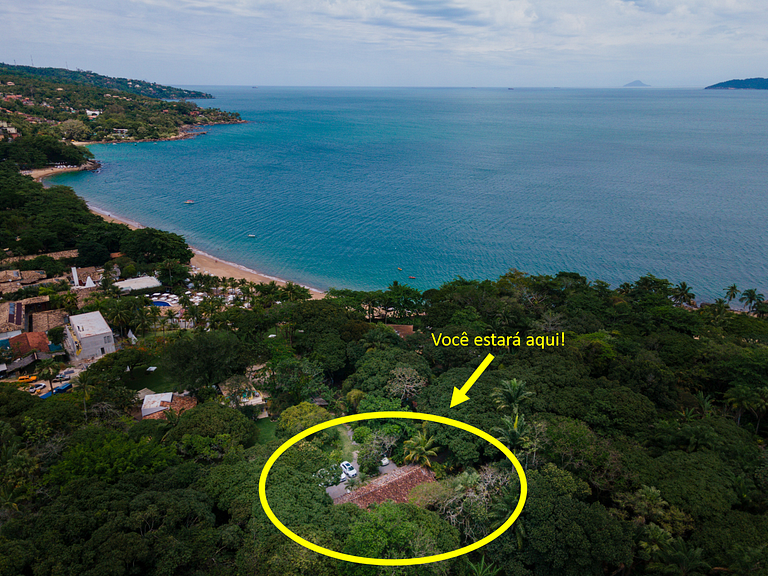 Pé na areia - Praia do Curral - Ilhabela