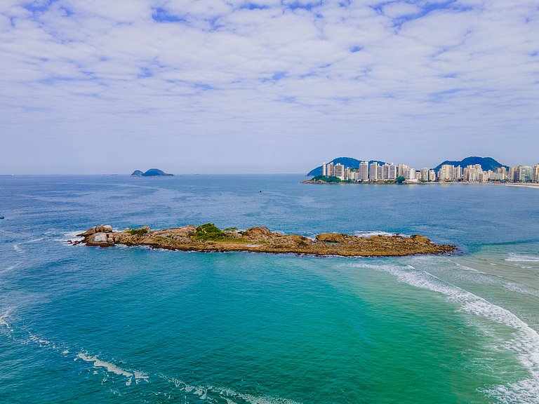 Pé na Areia - 4 Suítes - Praia das Pitangueiras
