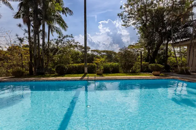 Vista da piscina