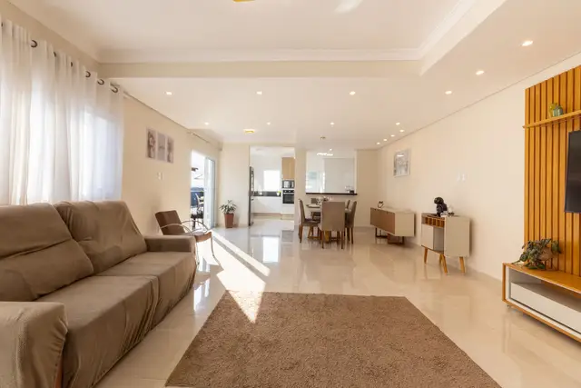 Area de estar · Casa con vista panorámica y piscina Granja Viana, Vila Diva, Carapicuíba