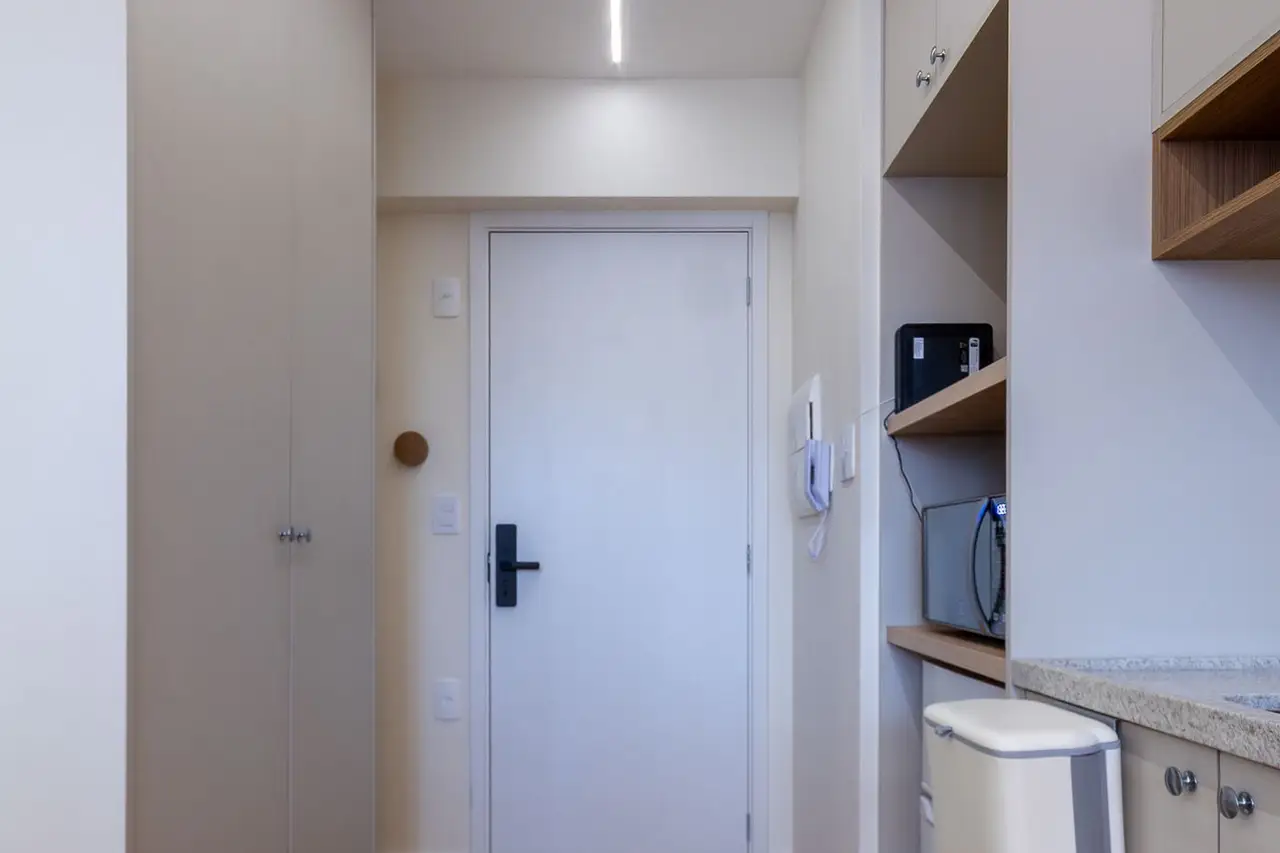 Cocina (foto 22) · Studio nuevo en Moema cerca de CGH y del metro, São Paulo