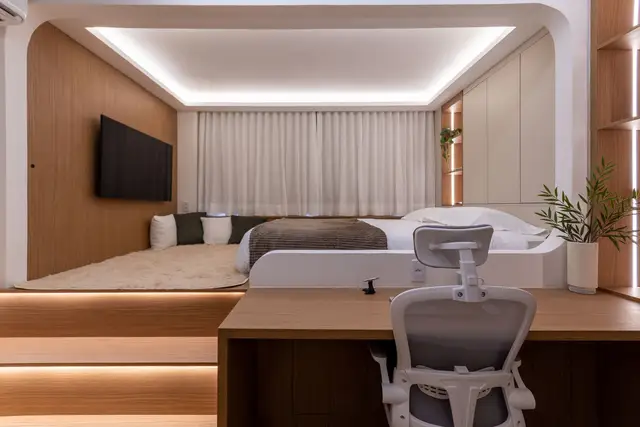 Dormitorio (foto 6) · Studio nuevo en Moema cerca de CGH y del metro, São Paulo