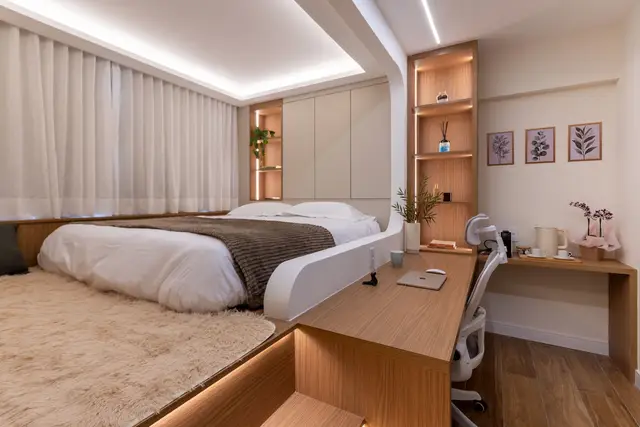 Dormitorio (foto 7) · Studio nuevo en Moema cerca de CGH y del metro, São Paulo